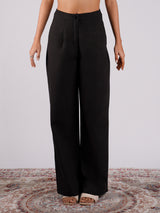 Black Cotton Pants