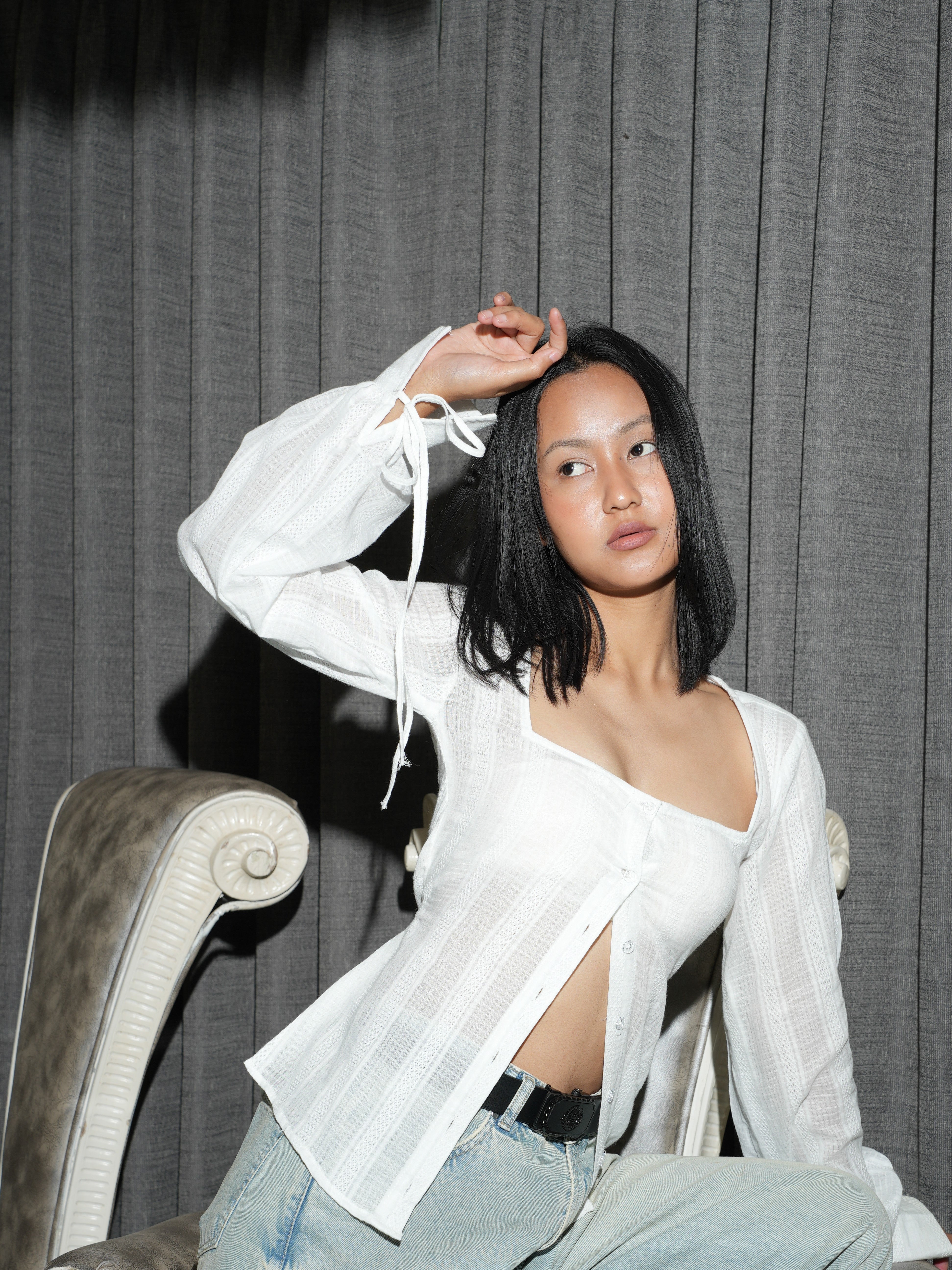 Rafi Jacquard Fitted Shirt