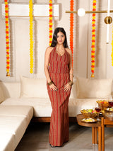 Rosh Halterneck Skirt Set