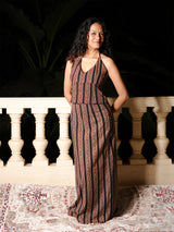 Meha Halterneck Skirt Set