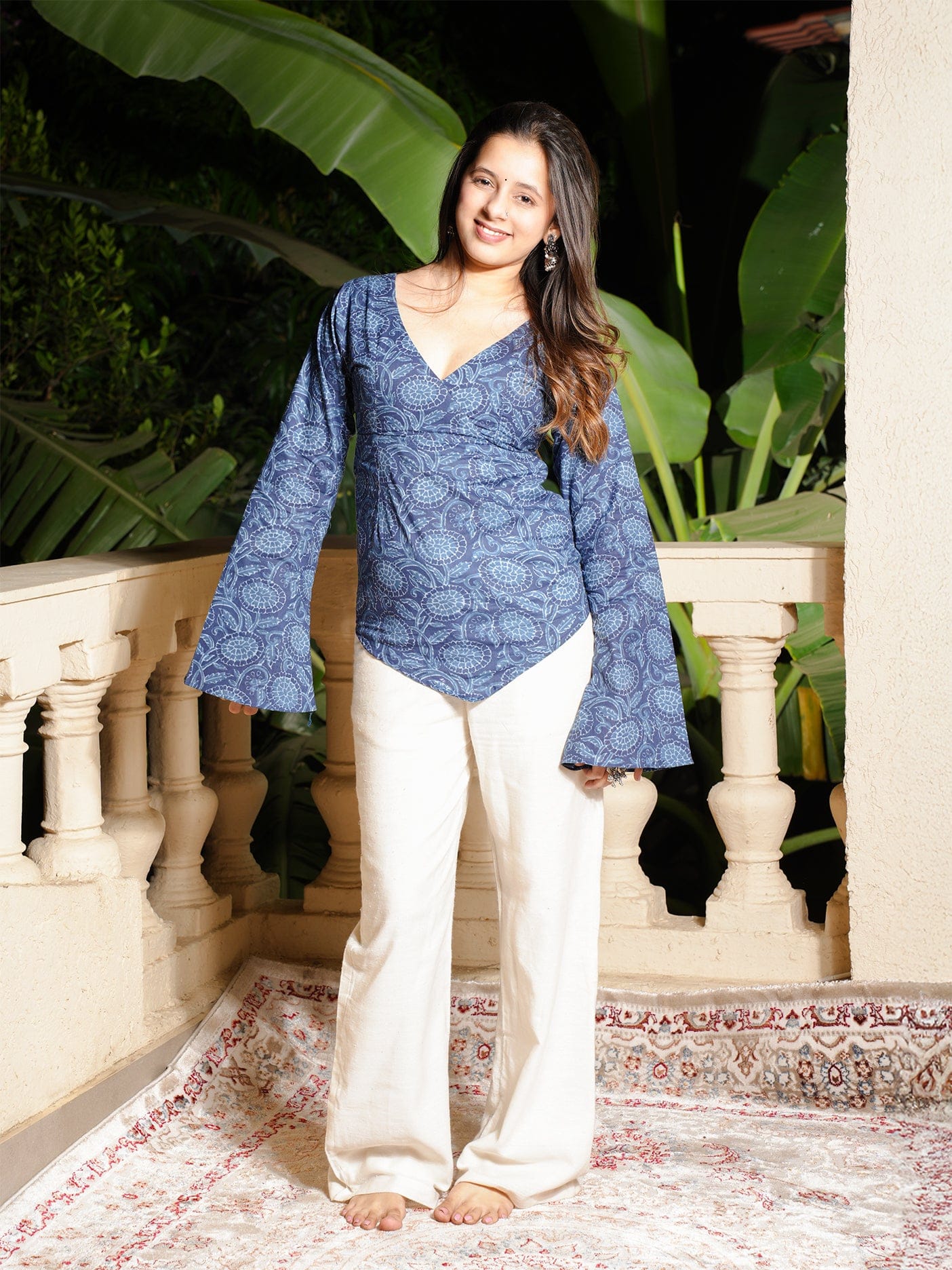 Riwaya Bell Sleeved Top