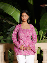 Aashi Deep Back Sleeved Kurti