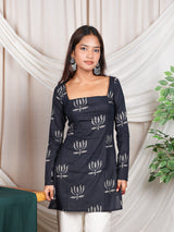 Heer Sleeved Corset Kurti