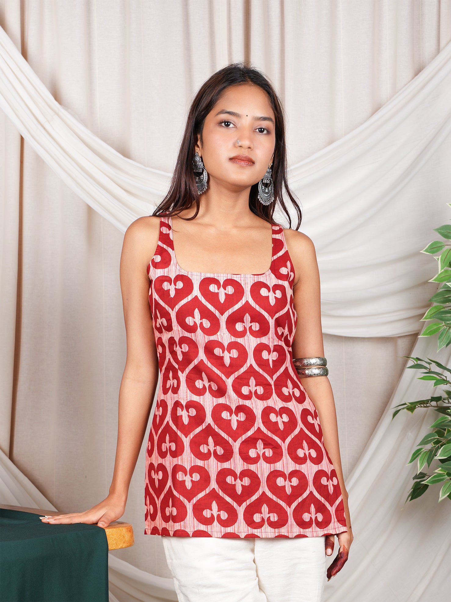Myra Deep Back Short Kurti