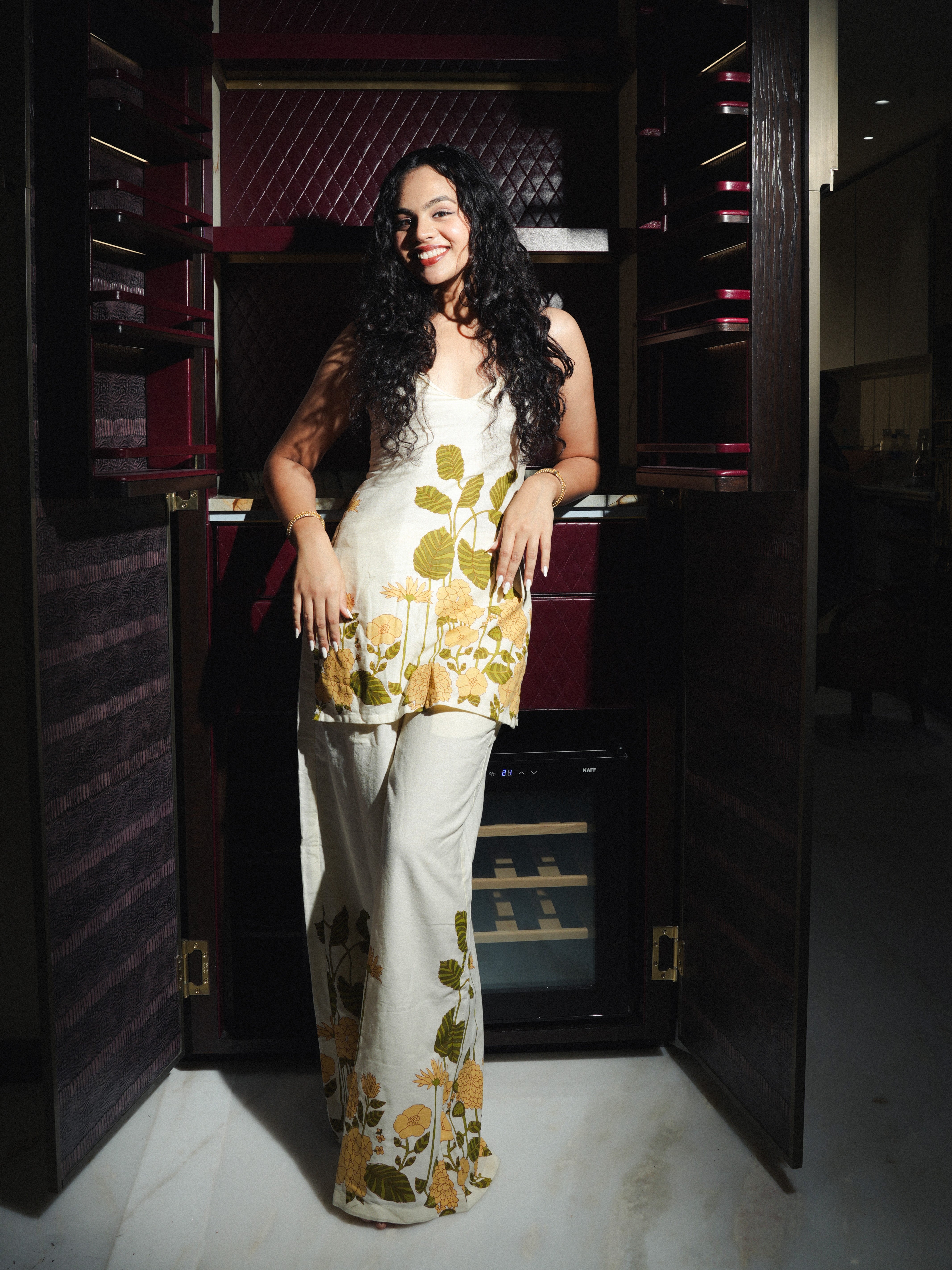 Delilah Halterneck Kurti Pant Set