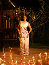 Rama Halterneck Kurti Set