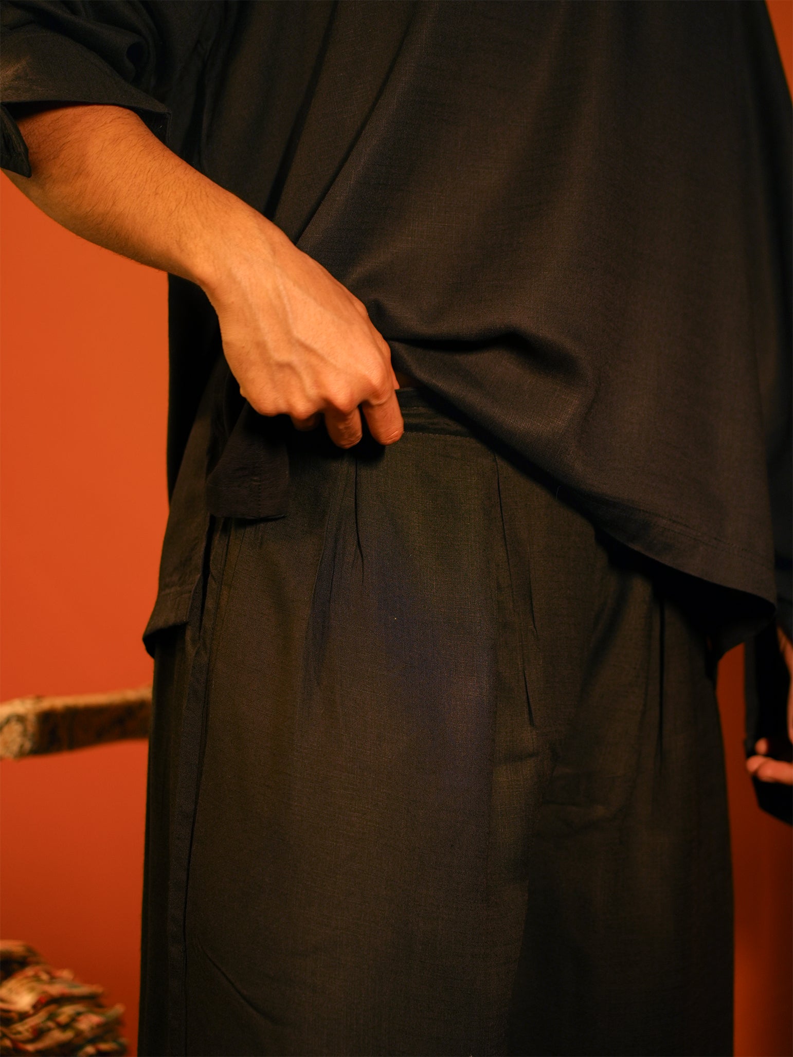 Black Pajama Pants