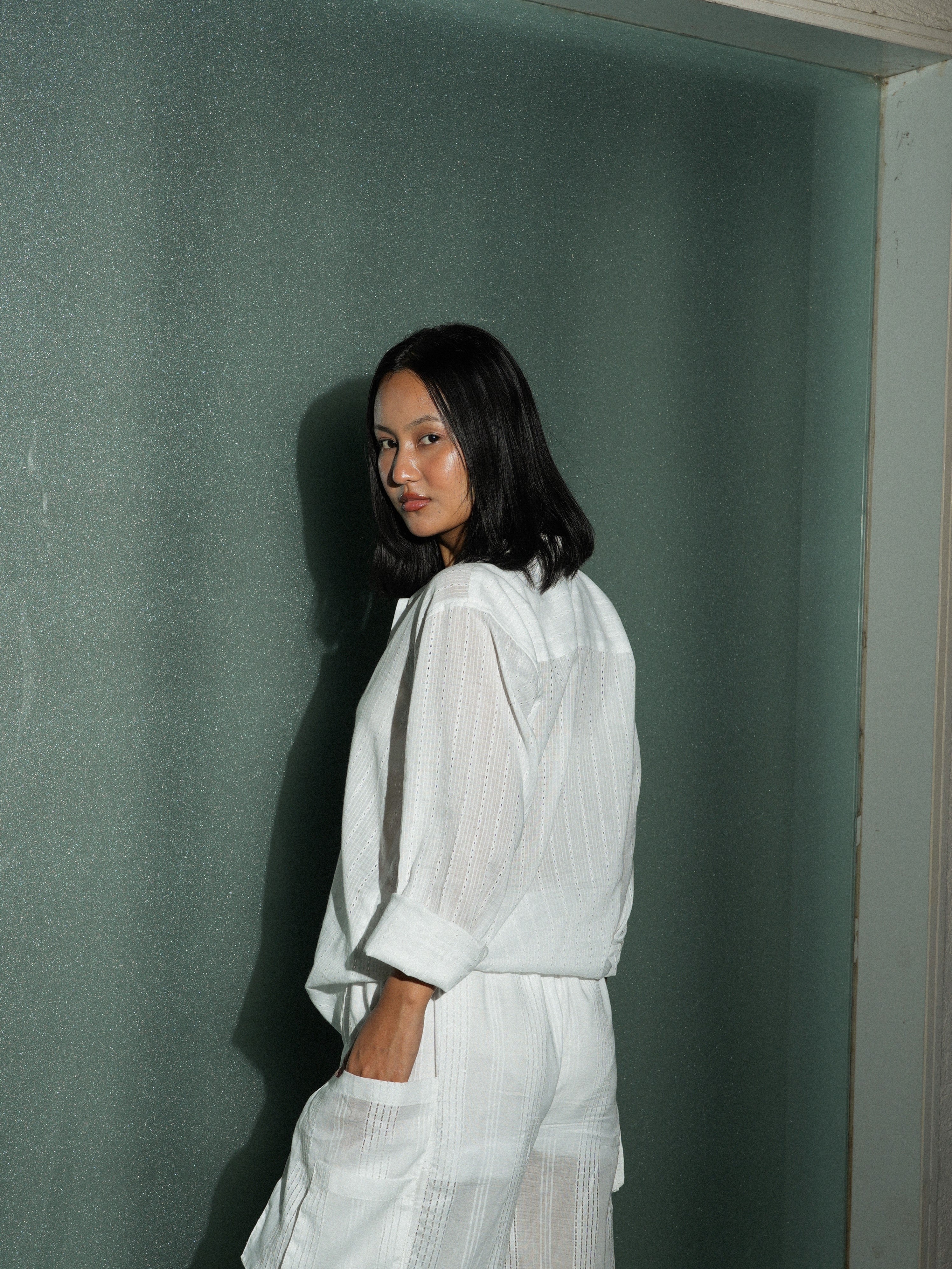 Oversized Jacquard Shirt