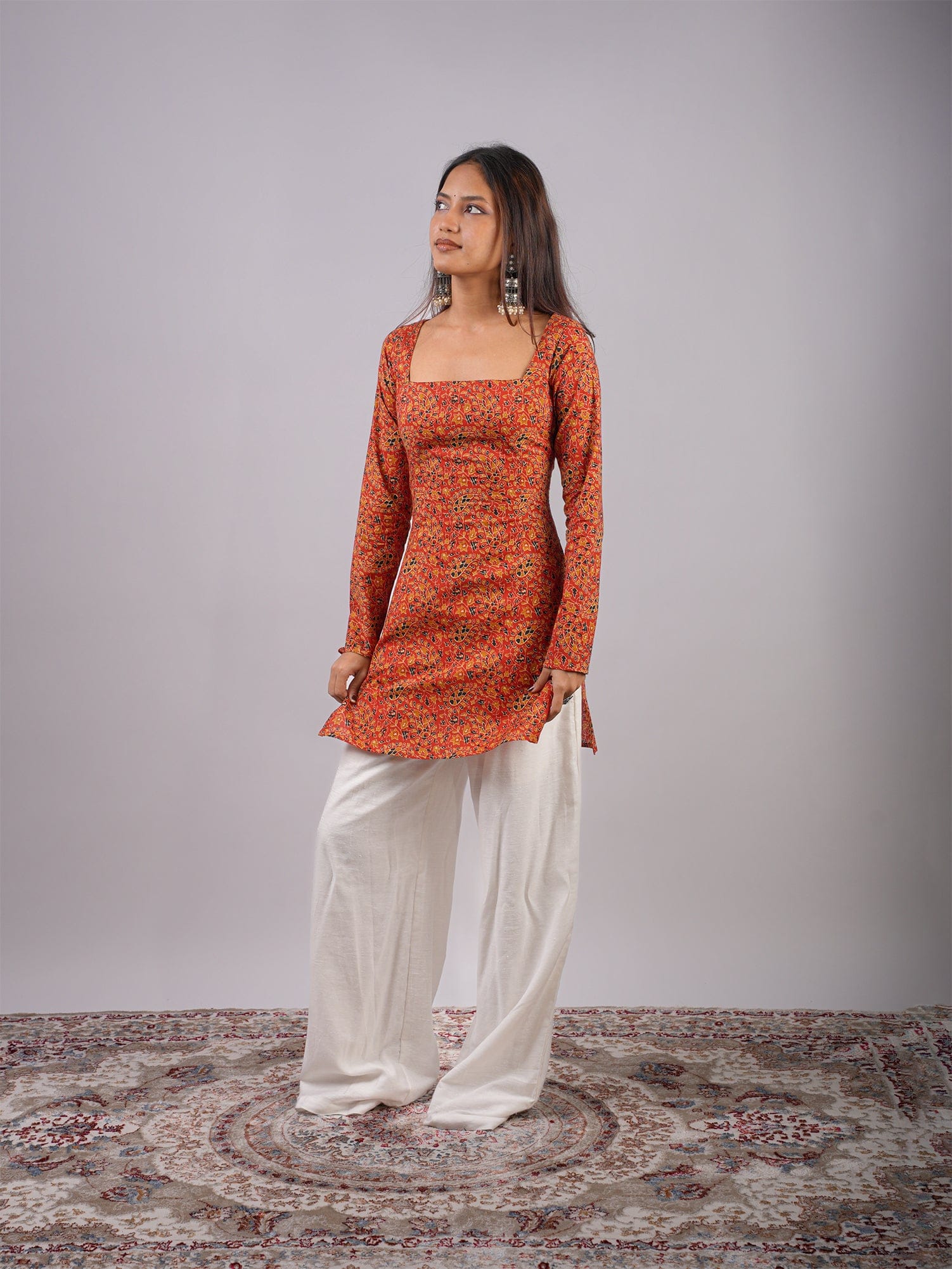 Sana Sleeved Corset Kurti