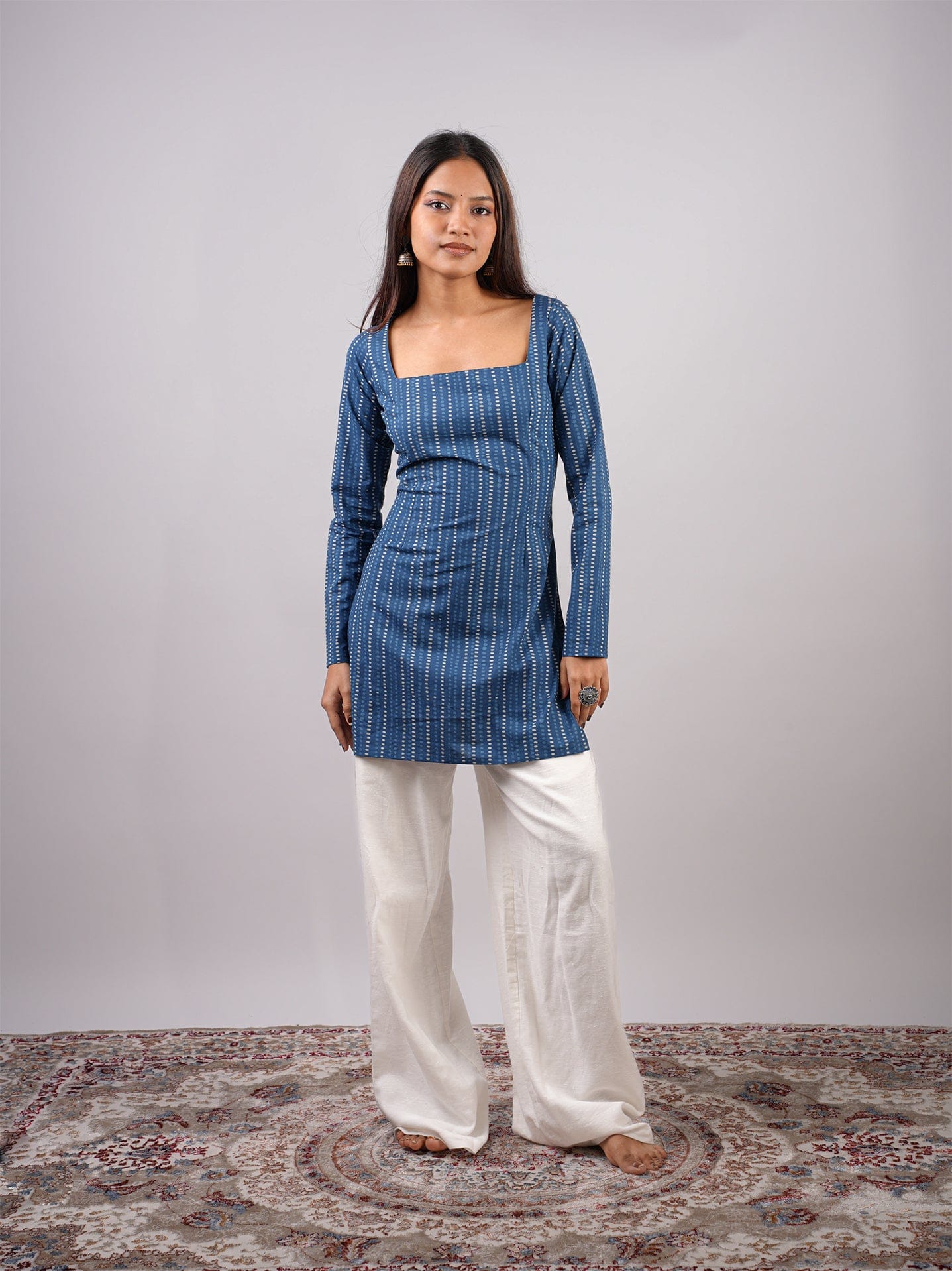 Ishita Sleeved Corset Kurti