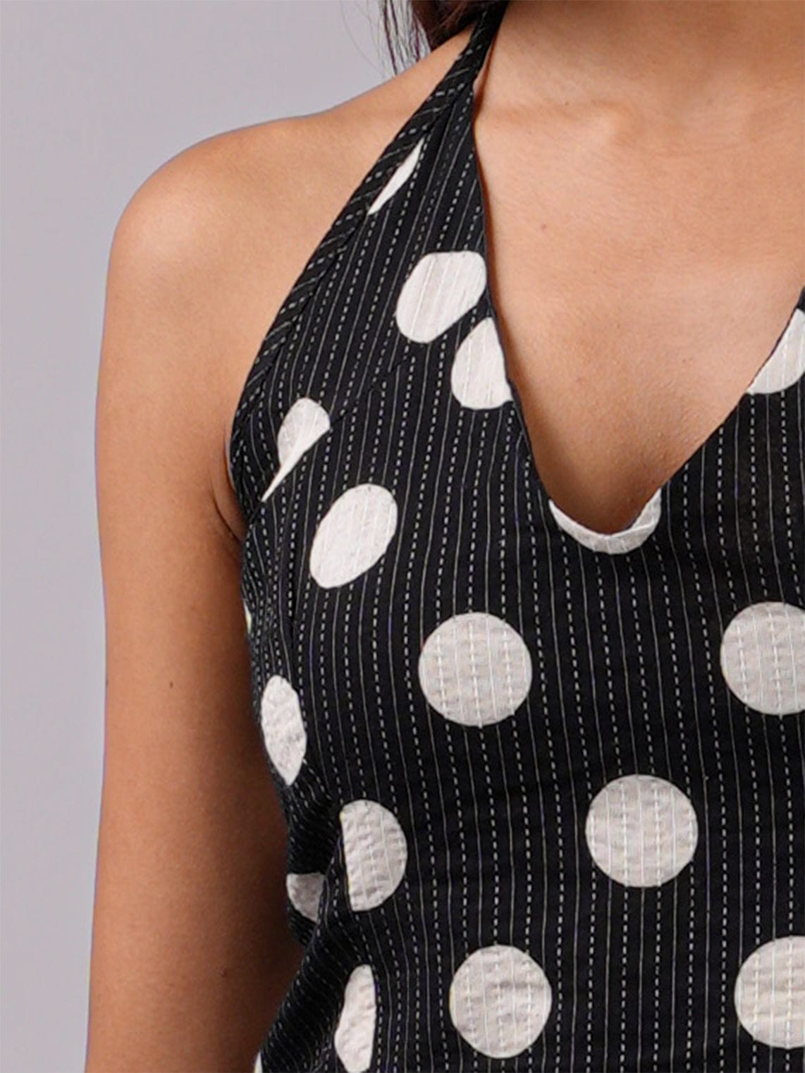 Hiya Halter Neck Corset Kurti