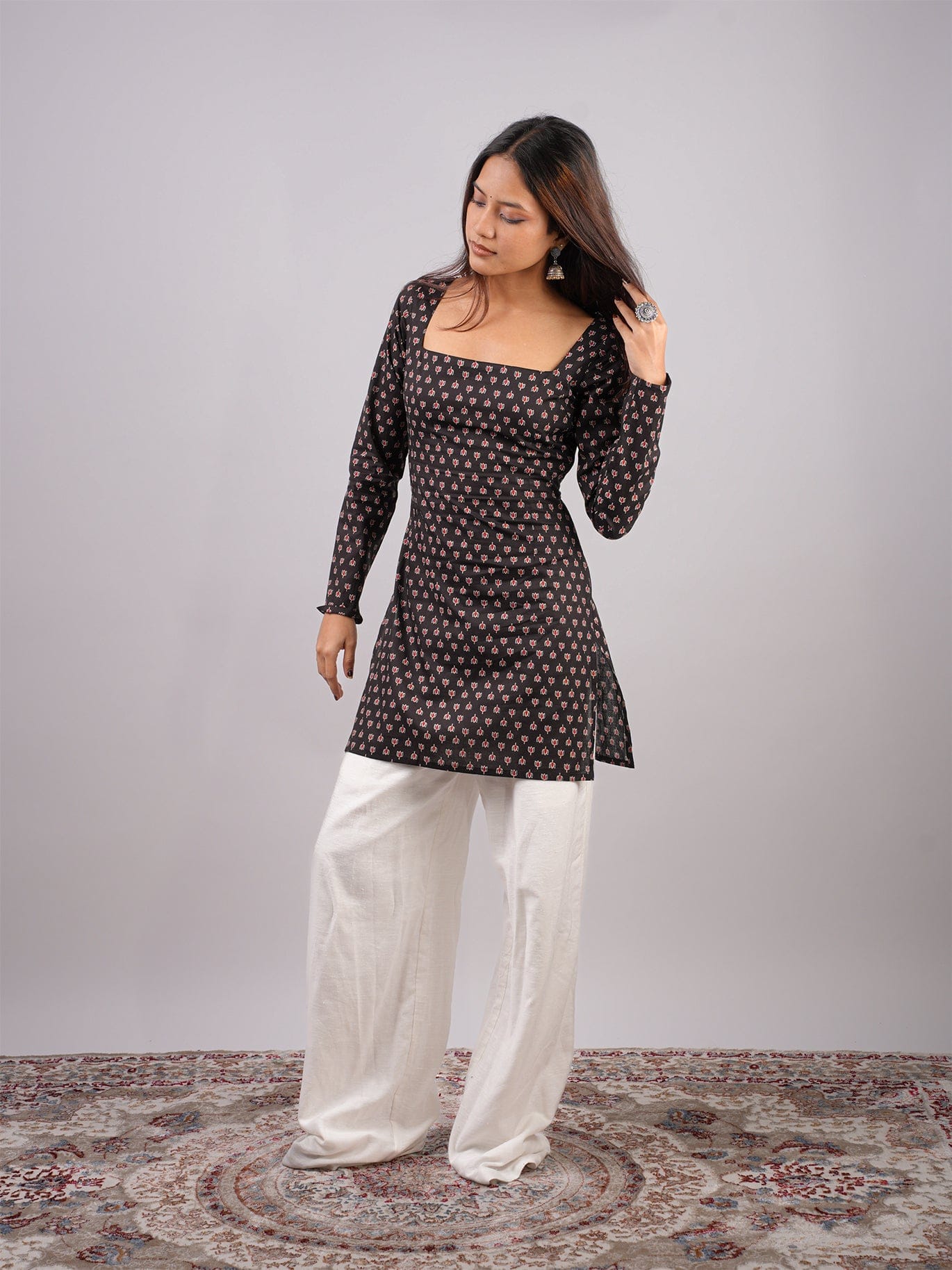 Rohini Sleeved Corset Kurti