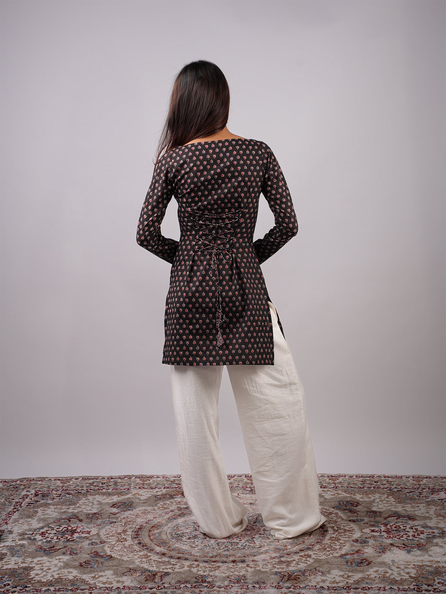 Rohini Sleeved Corset Kurti