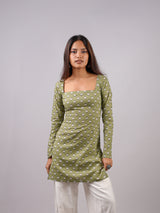Ayesha Sleeved Corset Kurti