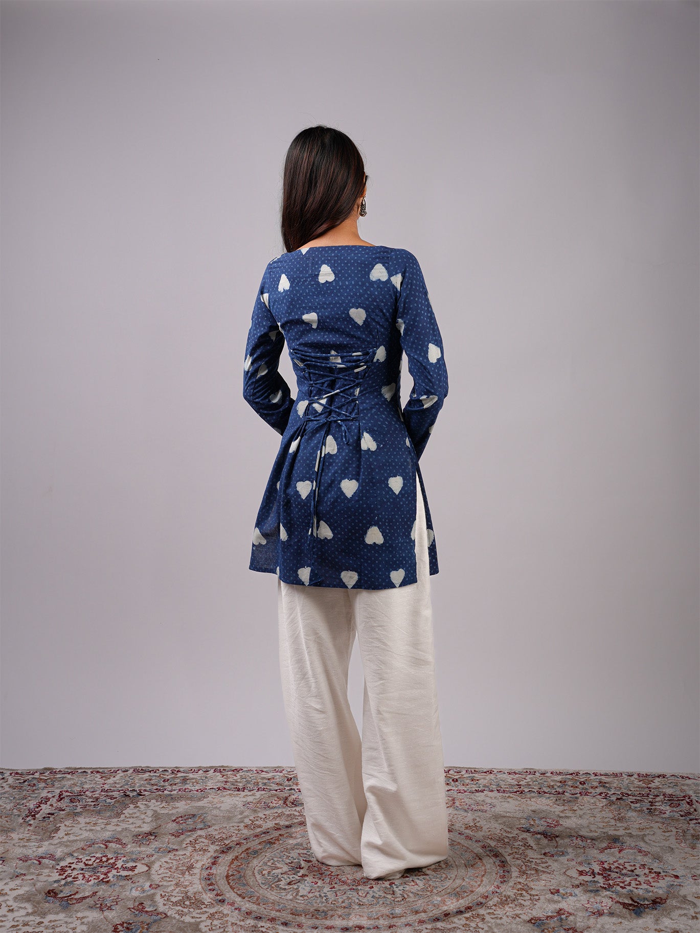 Sneha Sleeved Corset Kurti