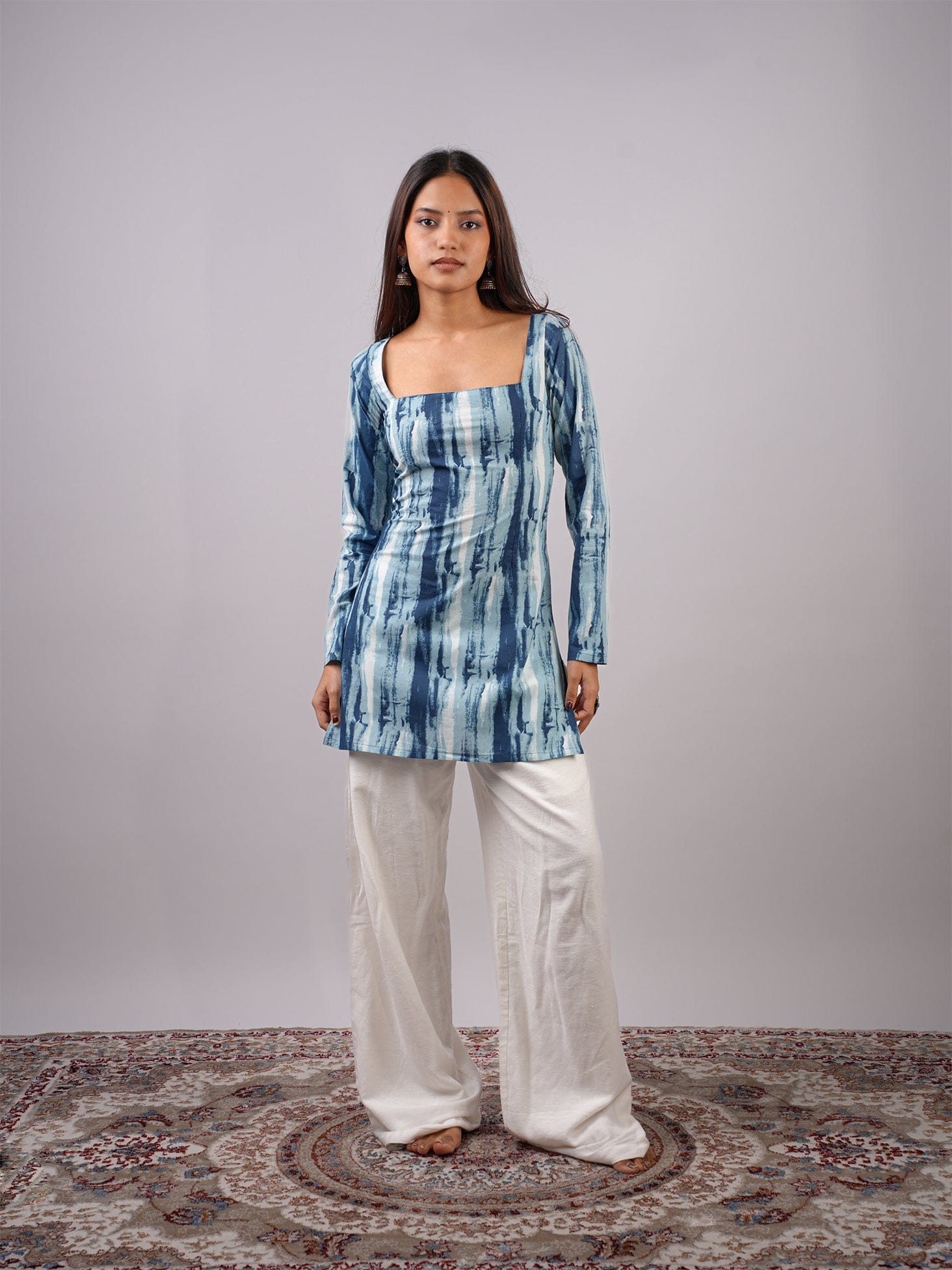 Jaya Sleeved Corset Kurti