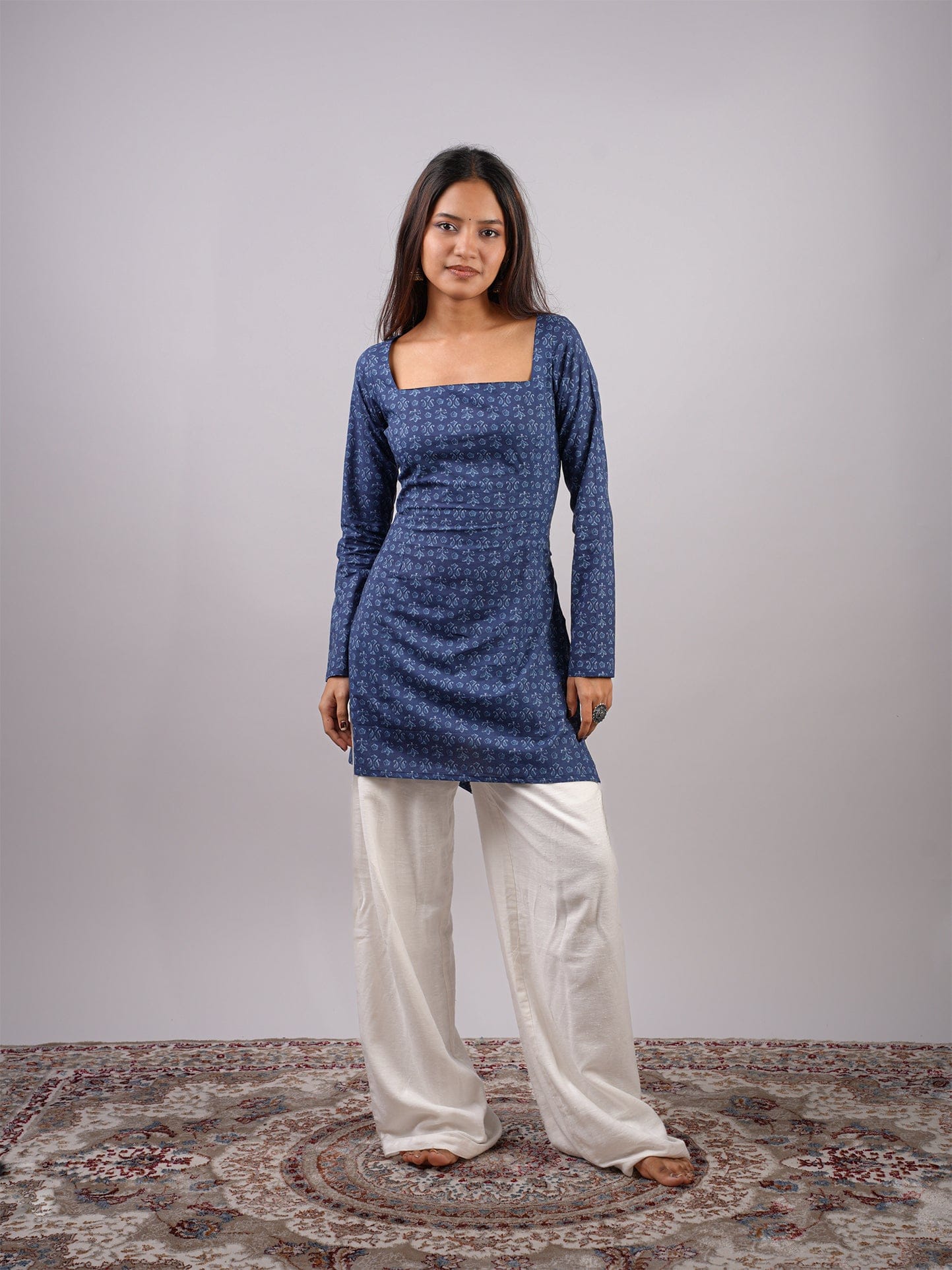 Kaira Sleeved Corset Kurti