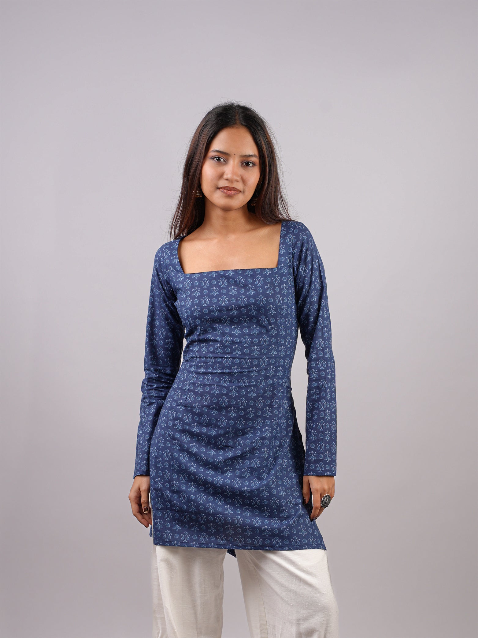 Kaira Sleeved Corset Kurti