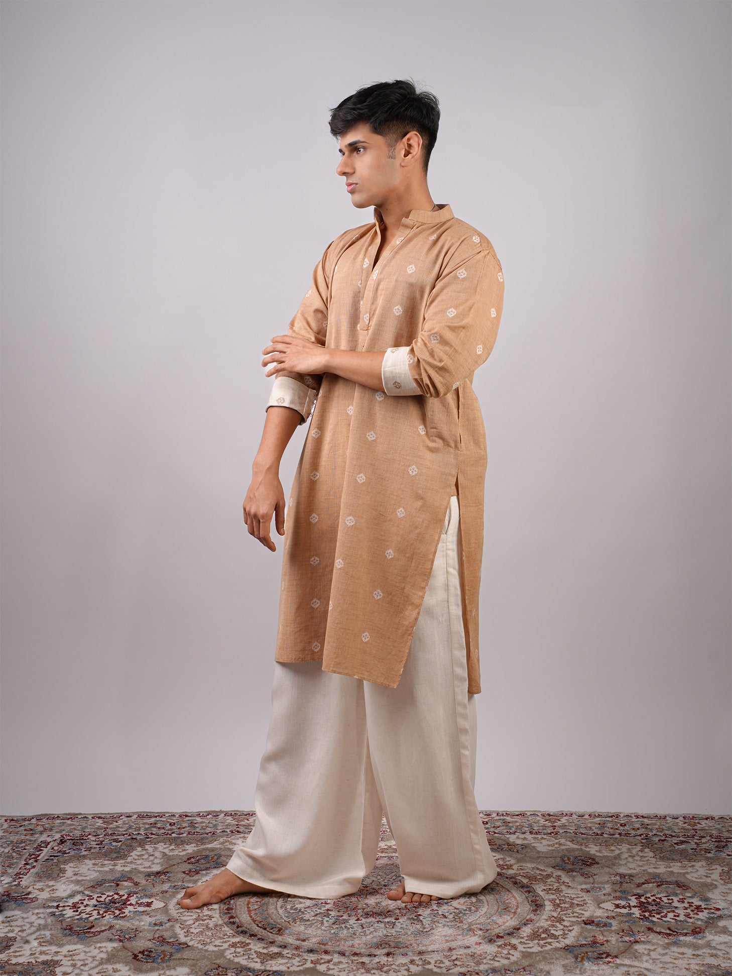 Tajdaar Inverted Sleeves Long Kurta