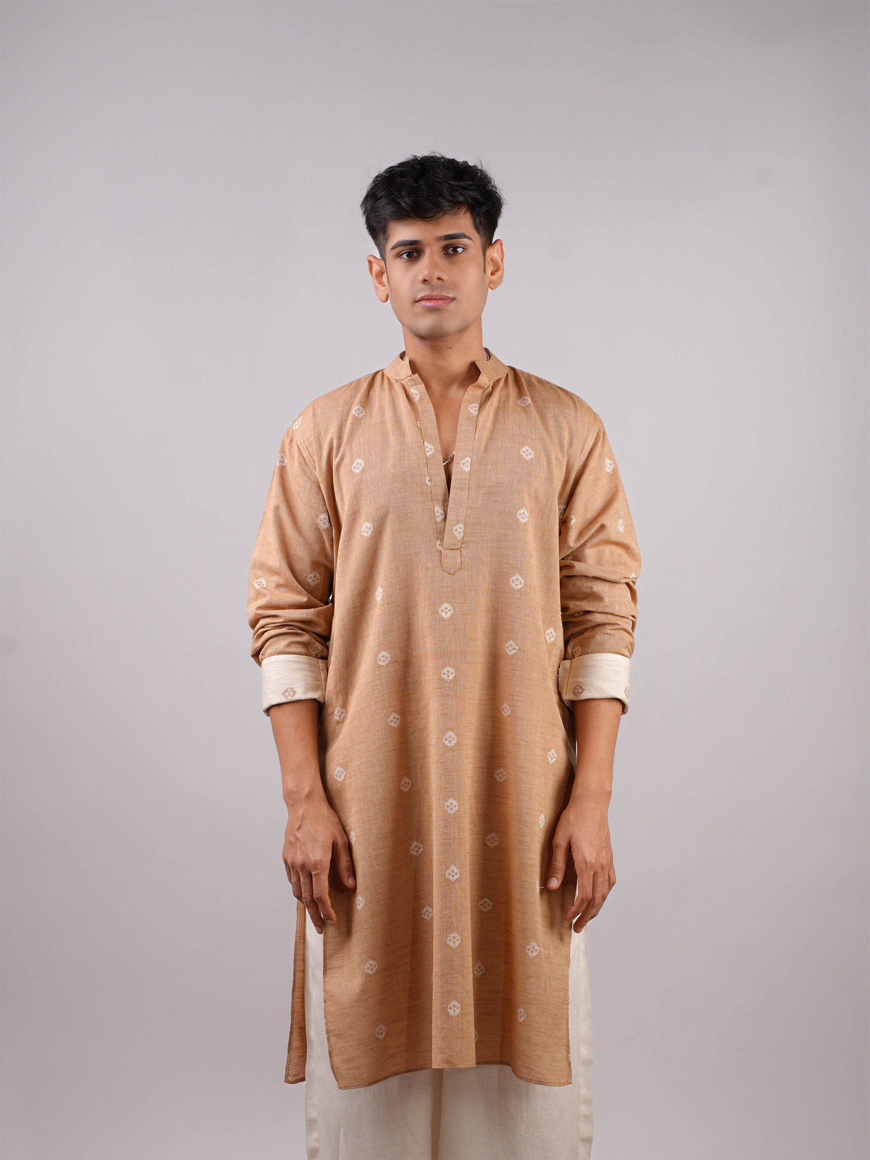 Tajdaar Inverted Sleeves Long Kurta