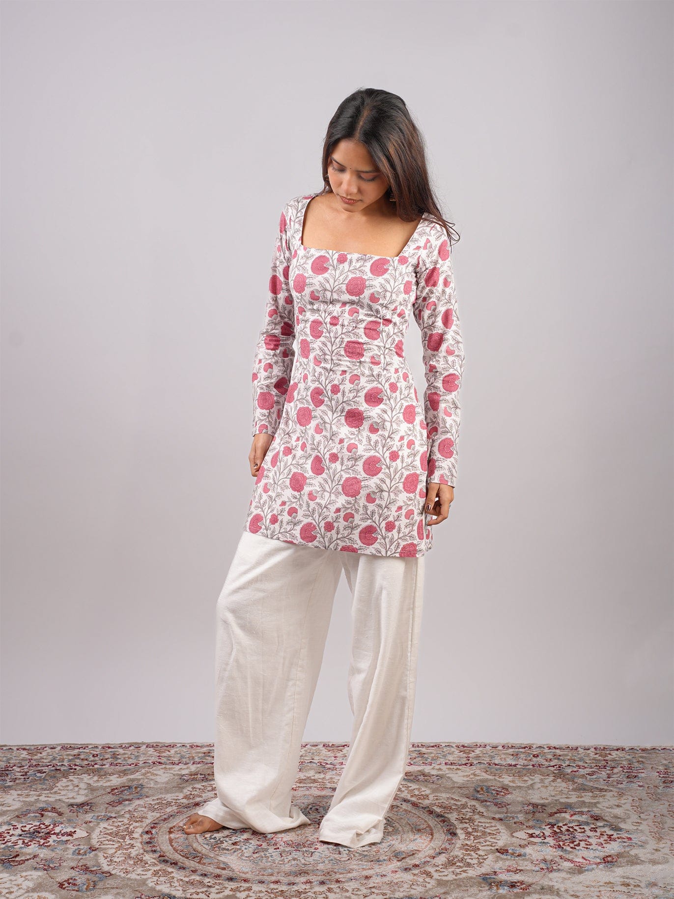 Kusum Sleeved Corset Kurti