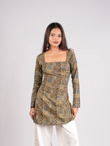 Kanak Sleeved Corset Kurti