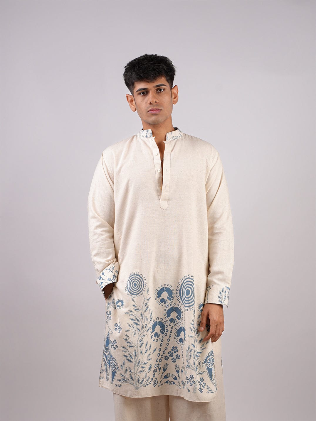 Sur Inverted Sleeves Long Kurta