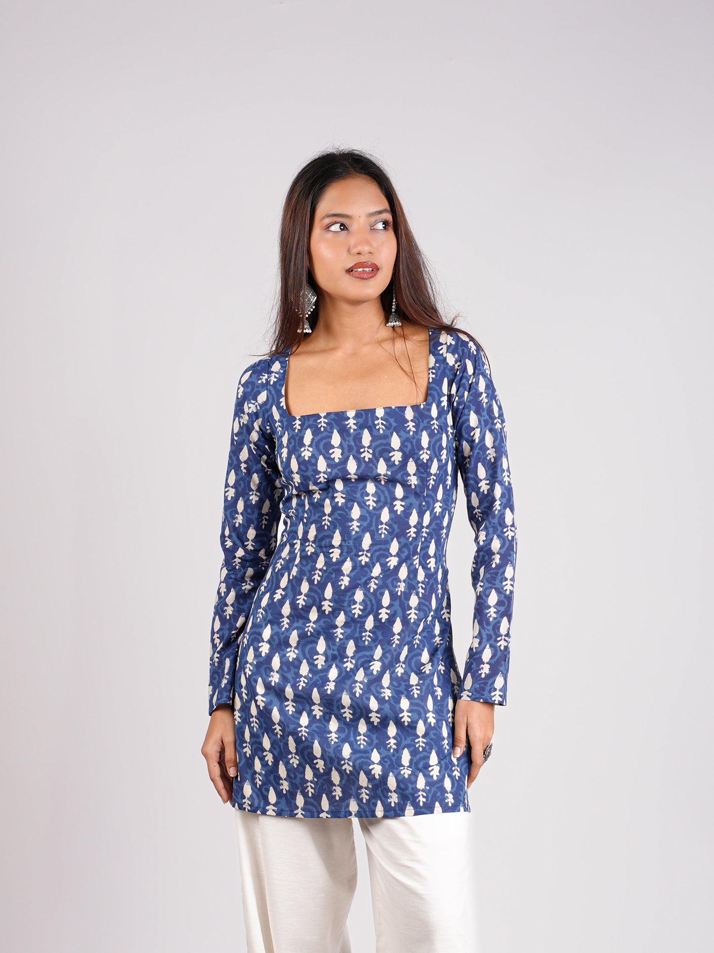 Shikha Sleeved Corset Kurti