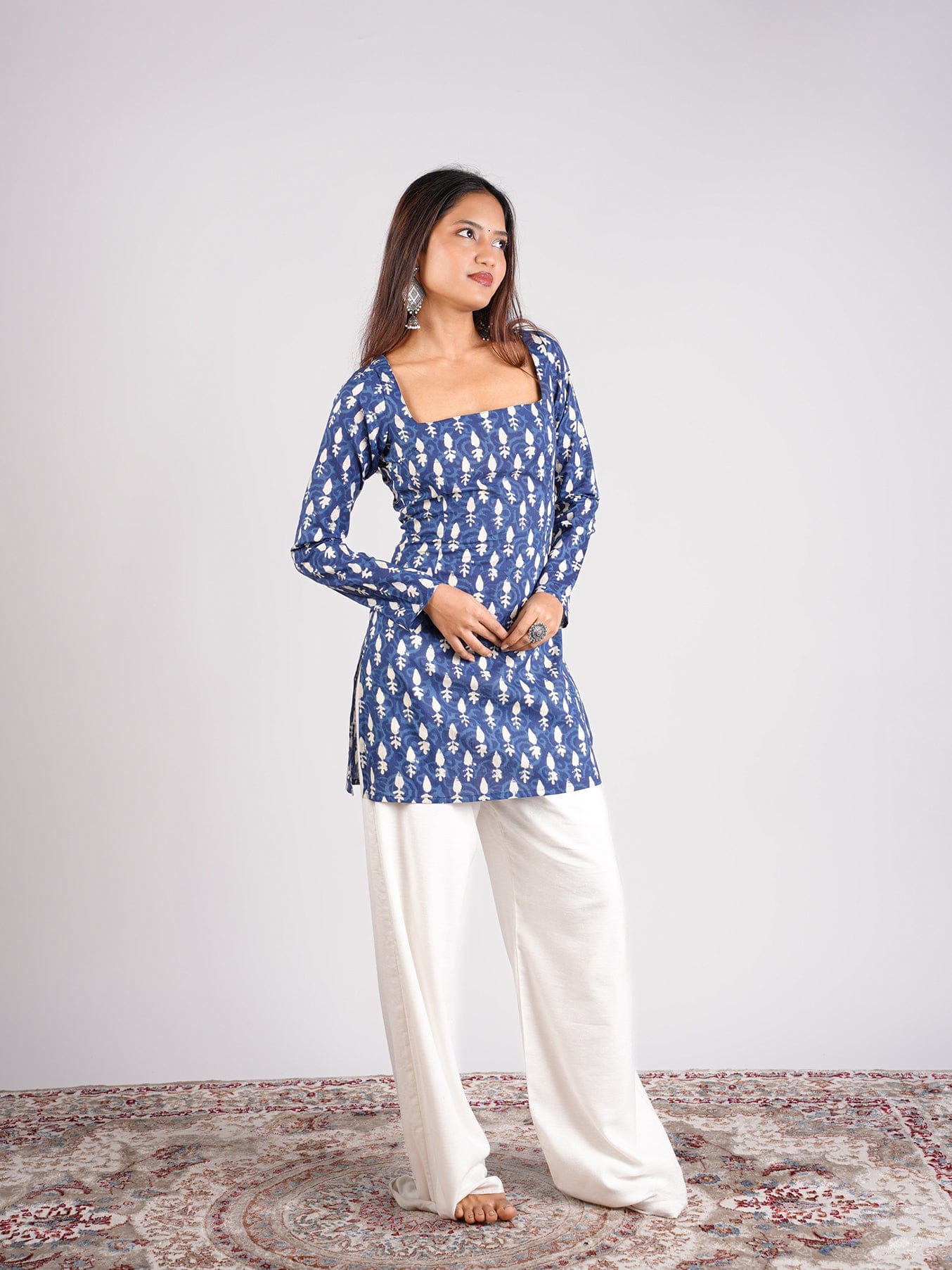 Shikha Sleeved Corset Kurti