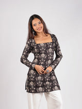 Kajal Sleeved Corset Kurti