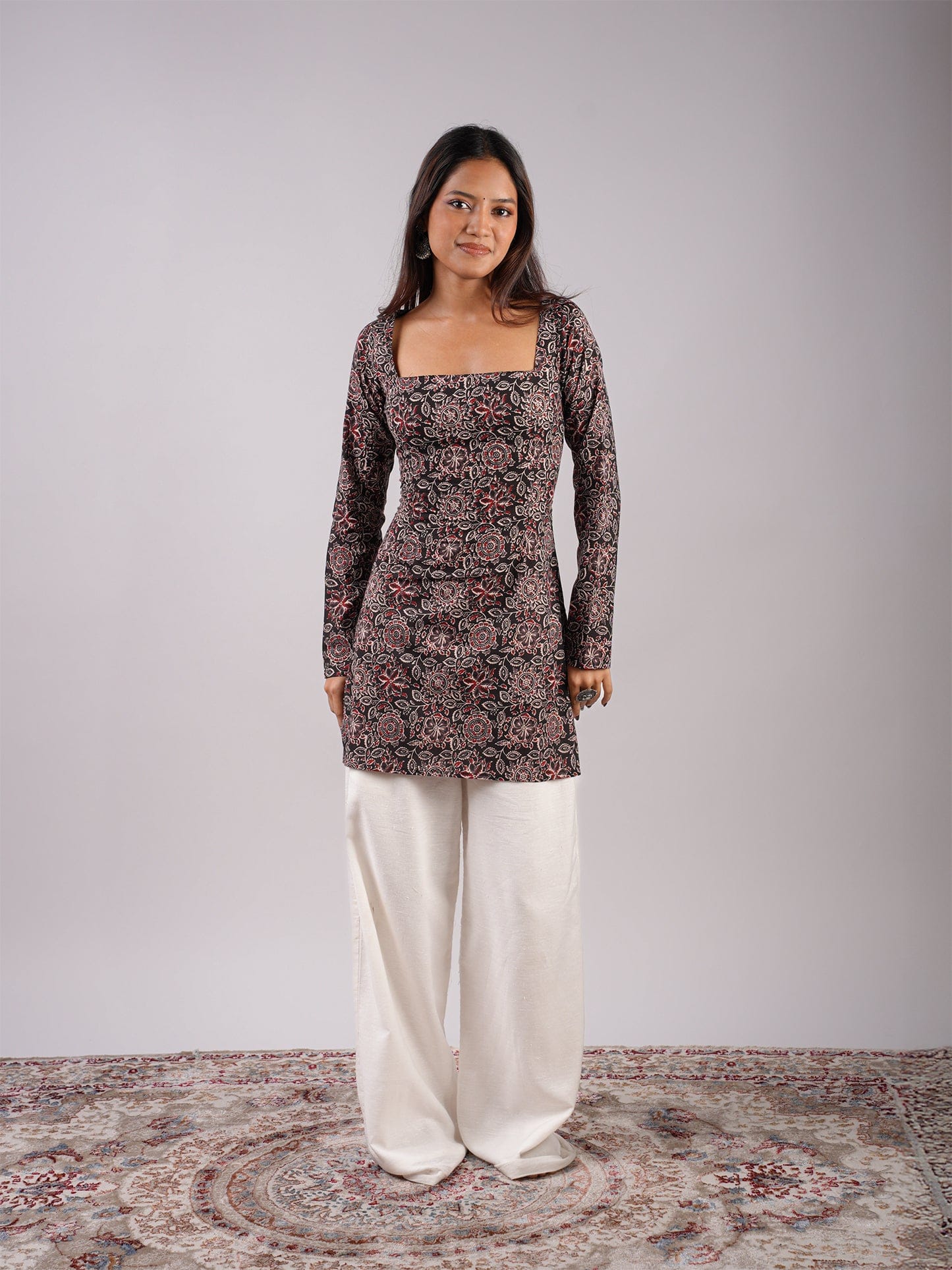 Riva Sleeved Corset Kurti