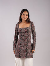 Riva Sleeved Corset Kurti