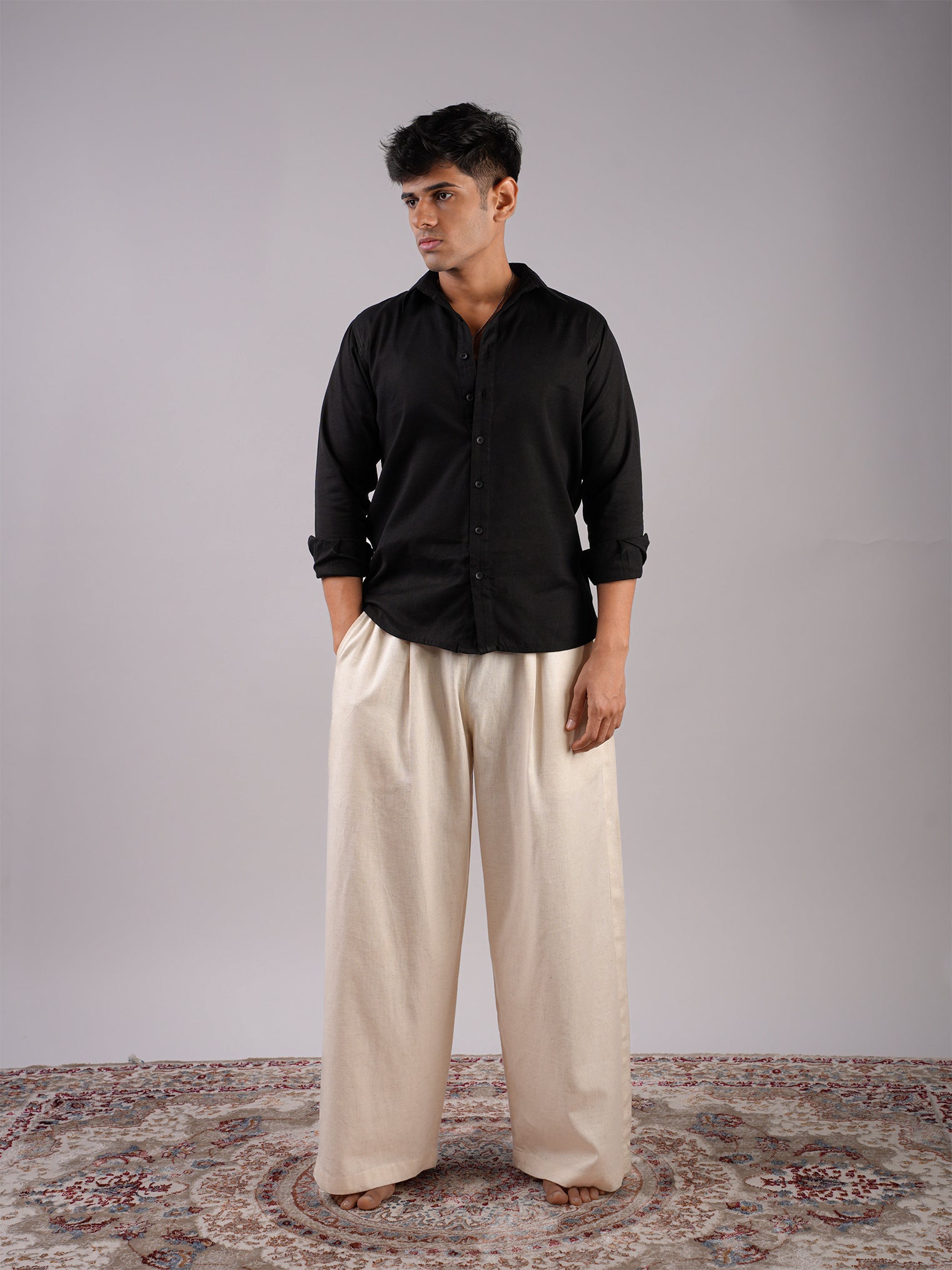 Aryan Linen Fitted Shirt