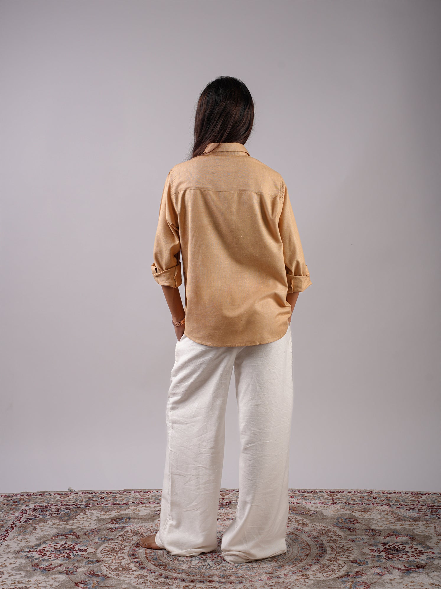 Oversized Khadi Linen Shirt