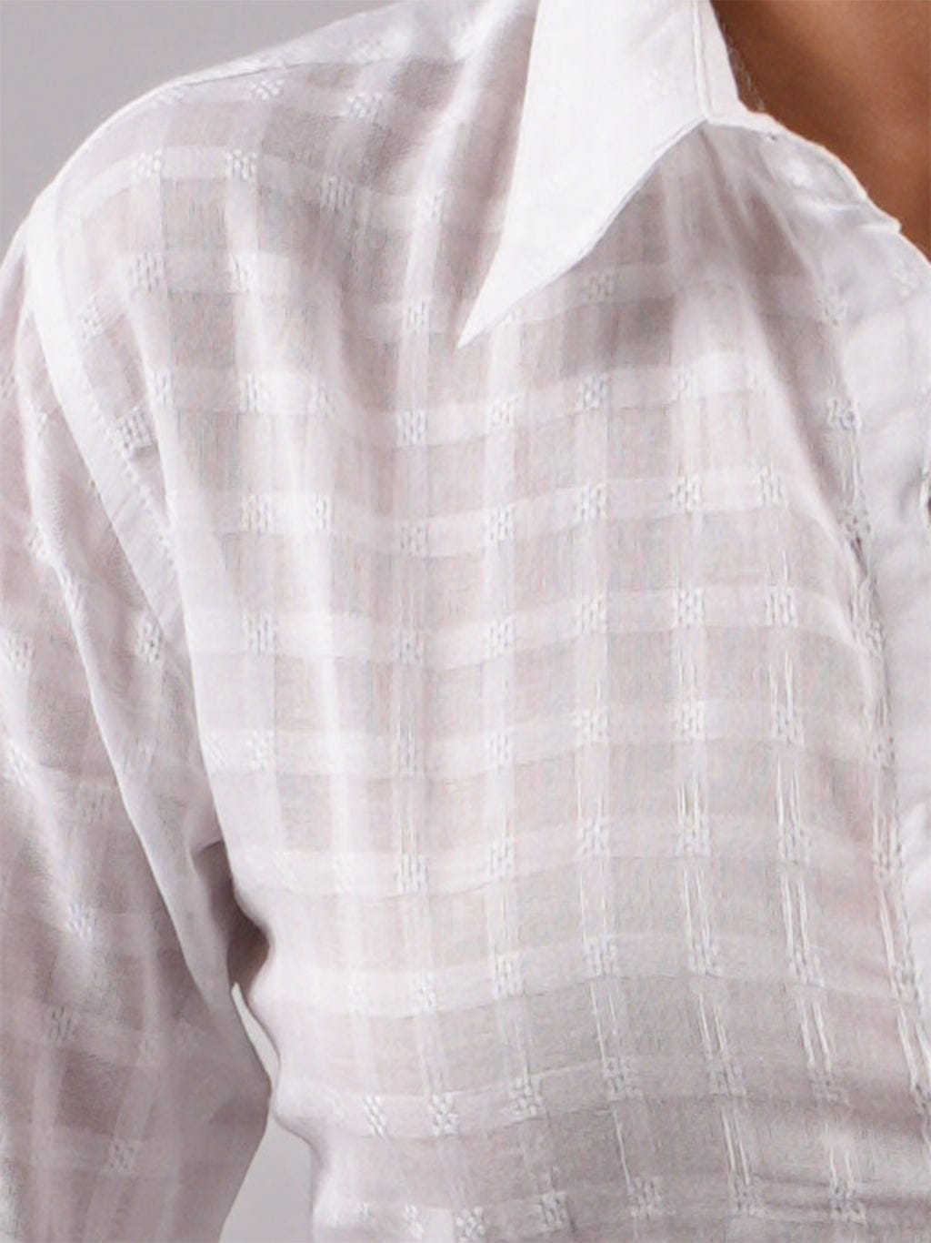 Dua Jacquard Corset Shirt