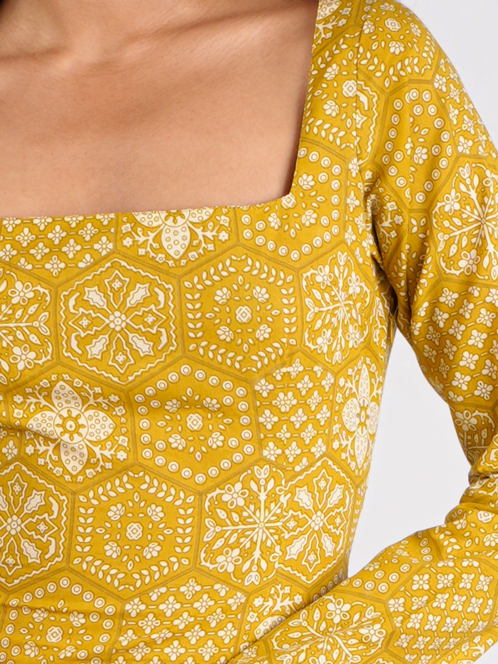 Mishti Sleeved Corset Kurti