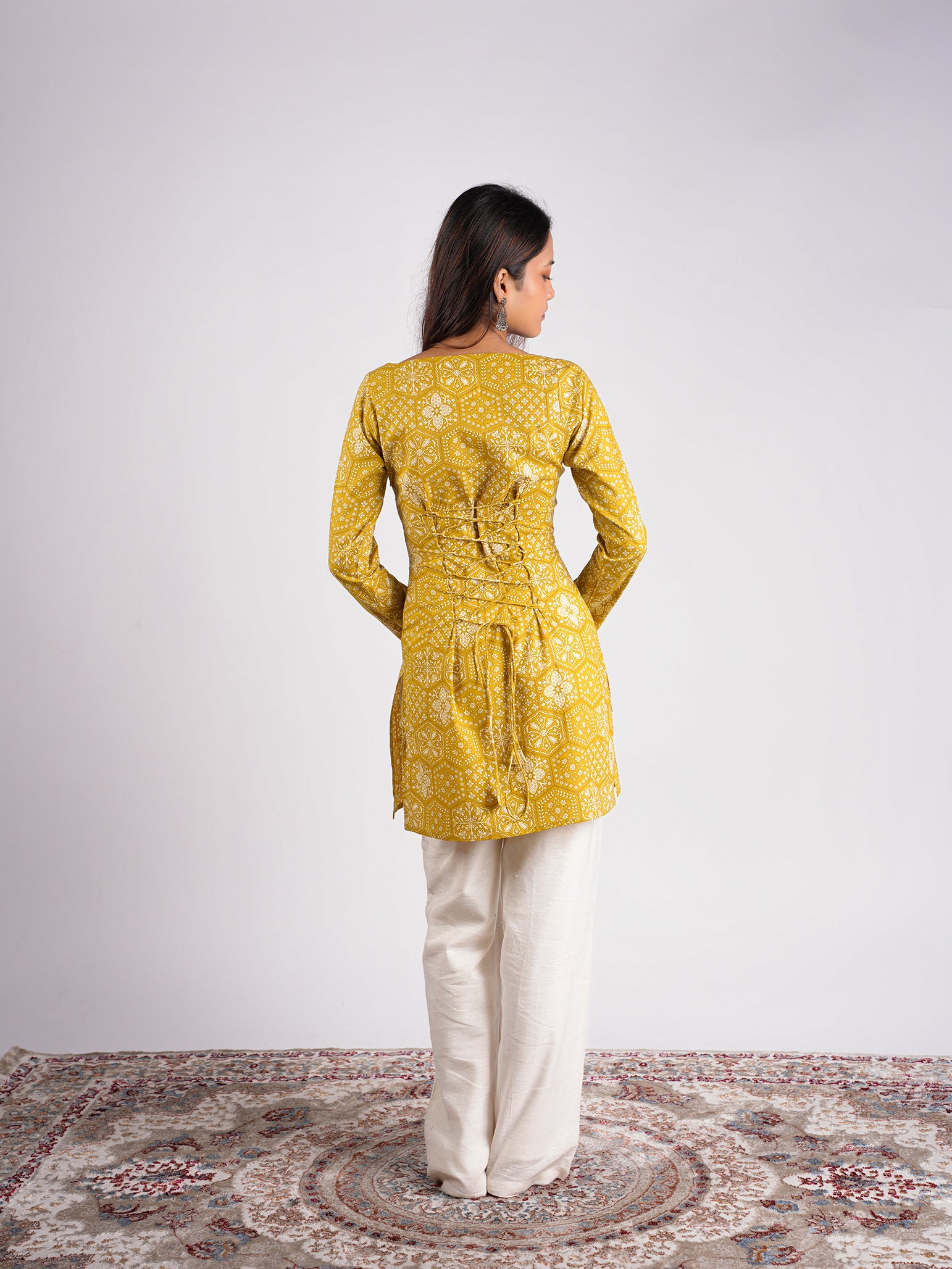 Mishti Sleeved Corset Kurti