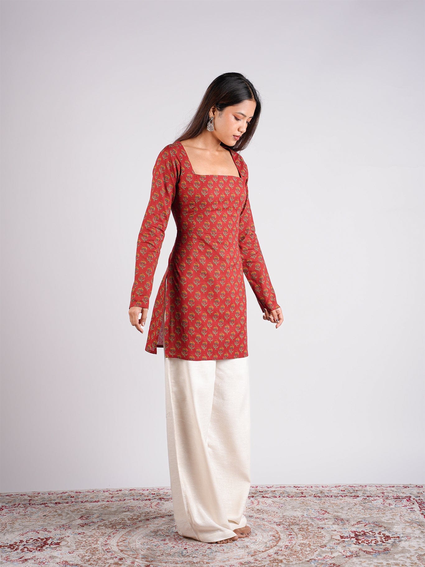 Ishara Sleeved Corset Kurti