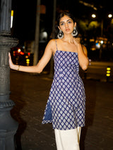 Nihaala noodle strap corset kurti.