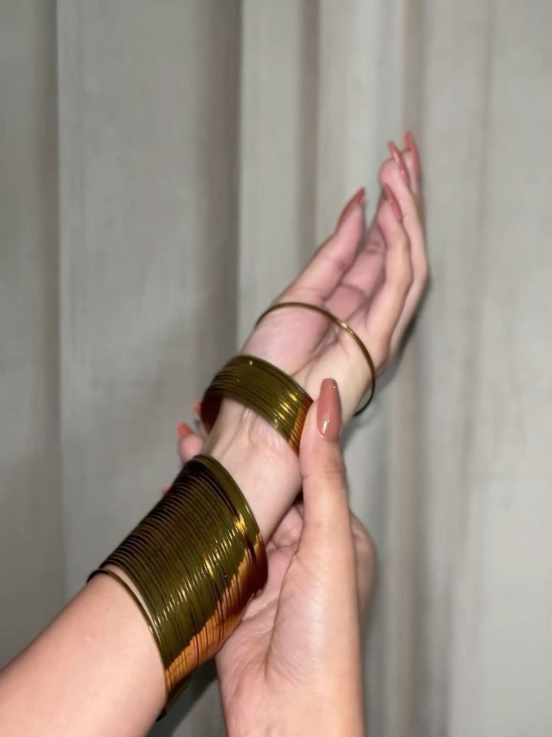 Gold Bangle Set
