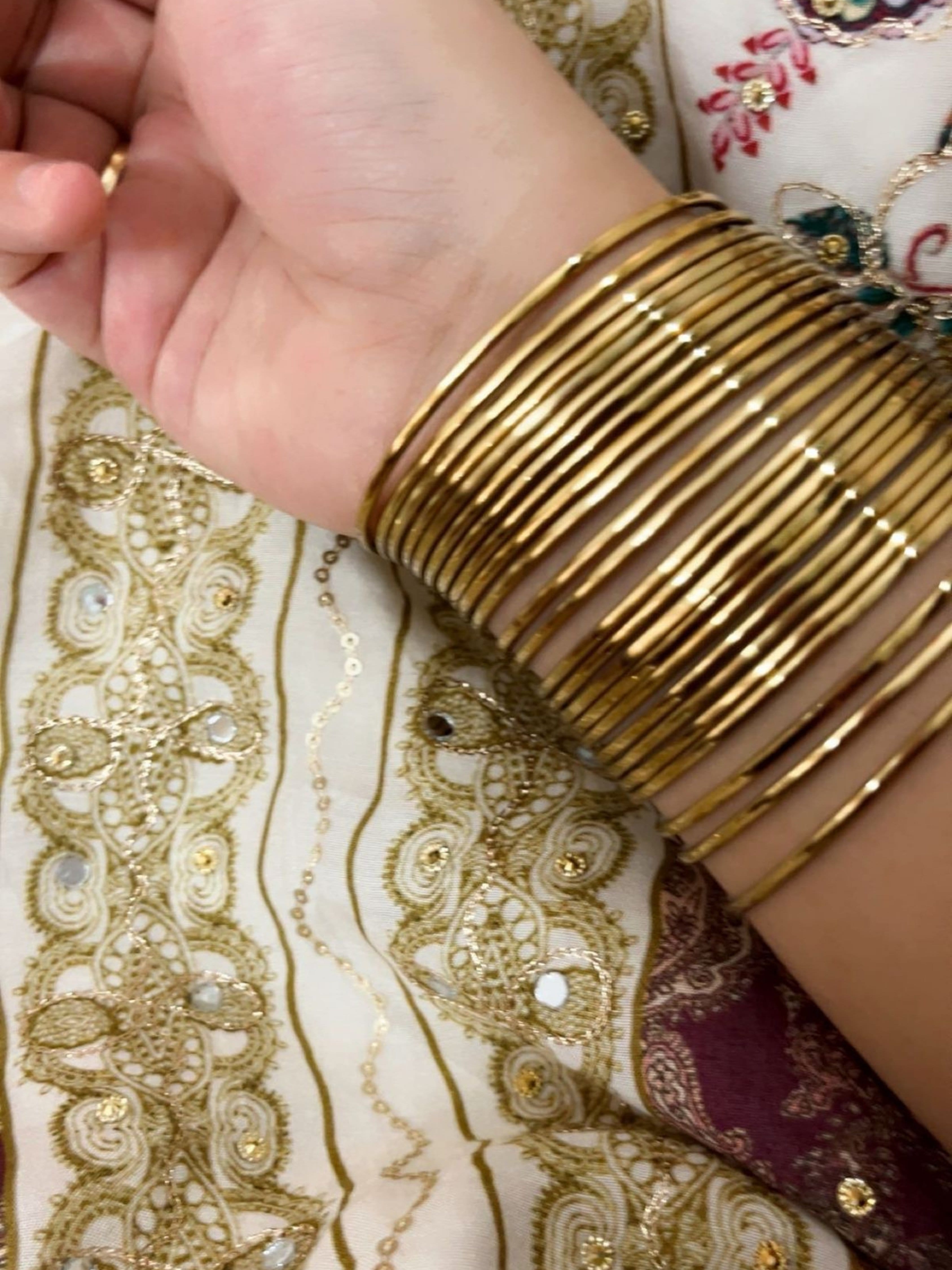 Gold Bangle Set