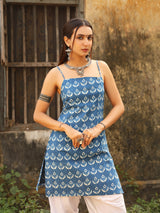 Maahi  Noodle Strap Corset Kurti