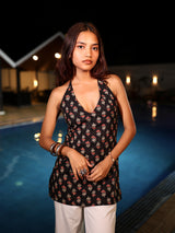 Simran Halterneck Corset Kurti