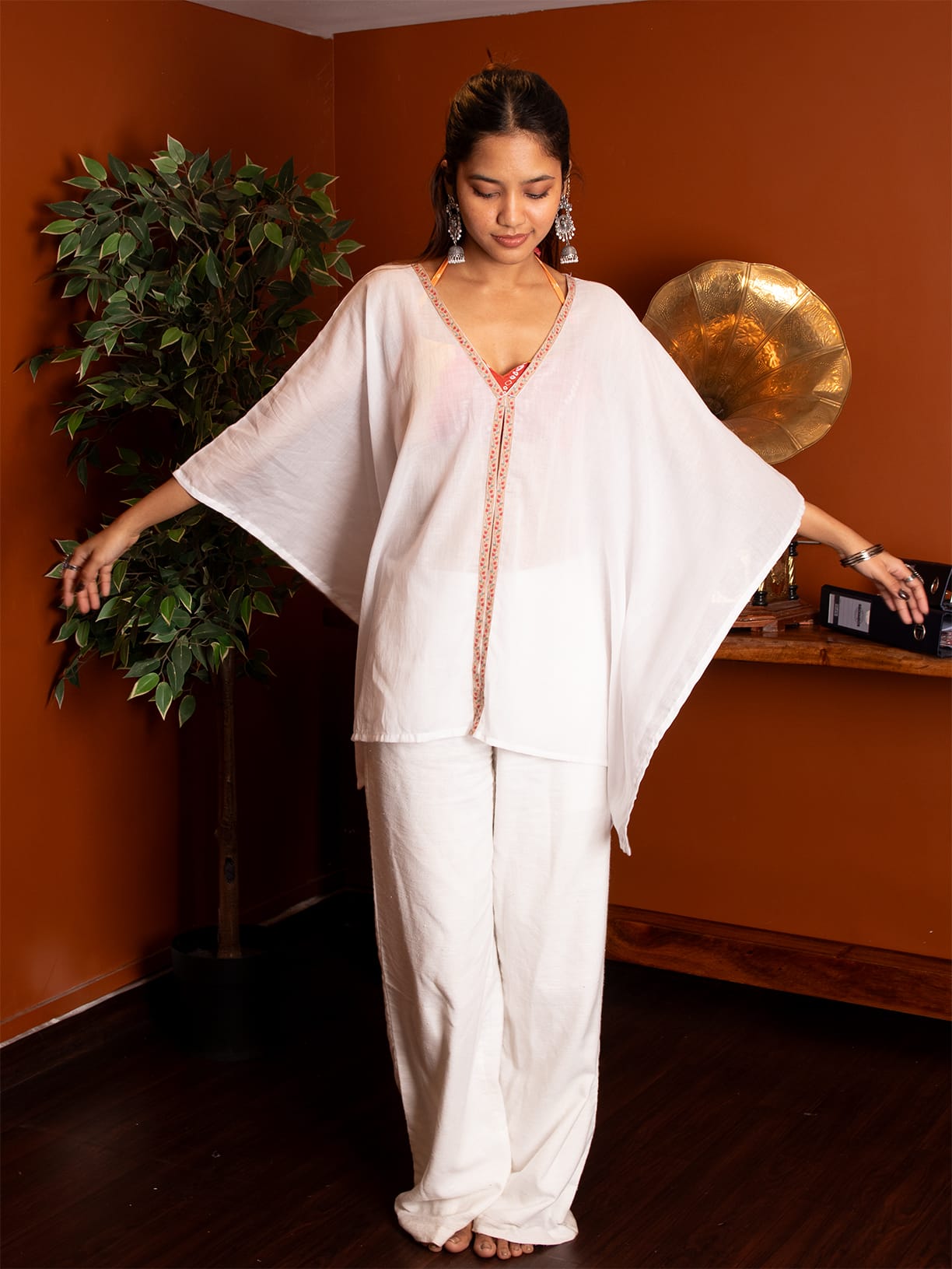Tisha Mul Sheer Cover Up