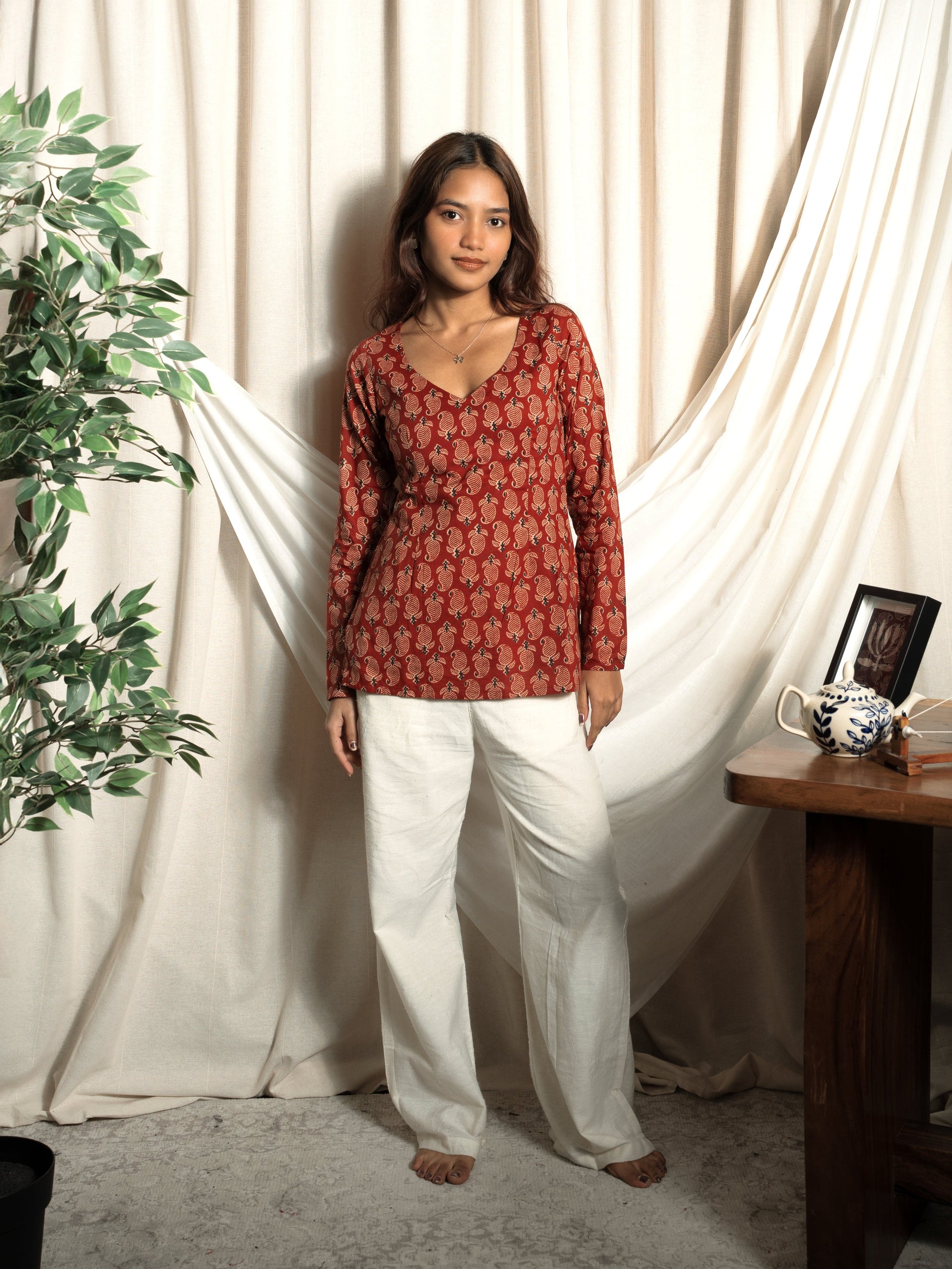 Nasreen Full Sleeve Kurti