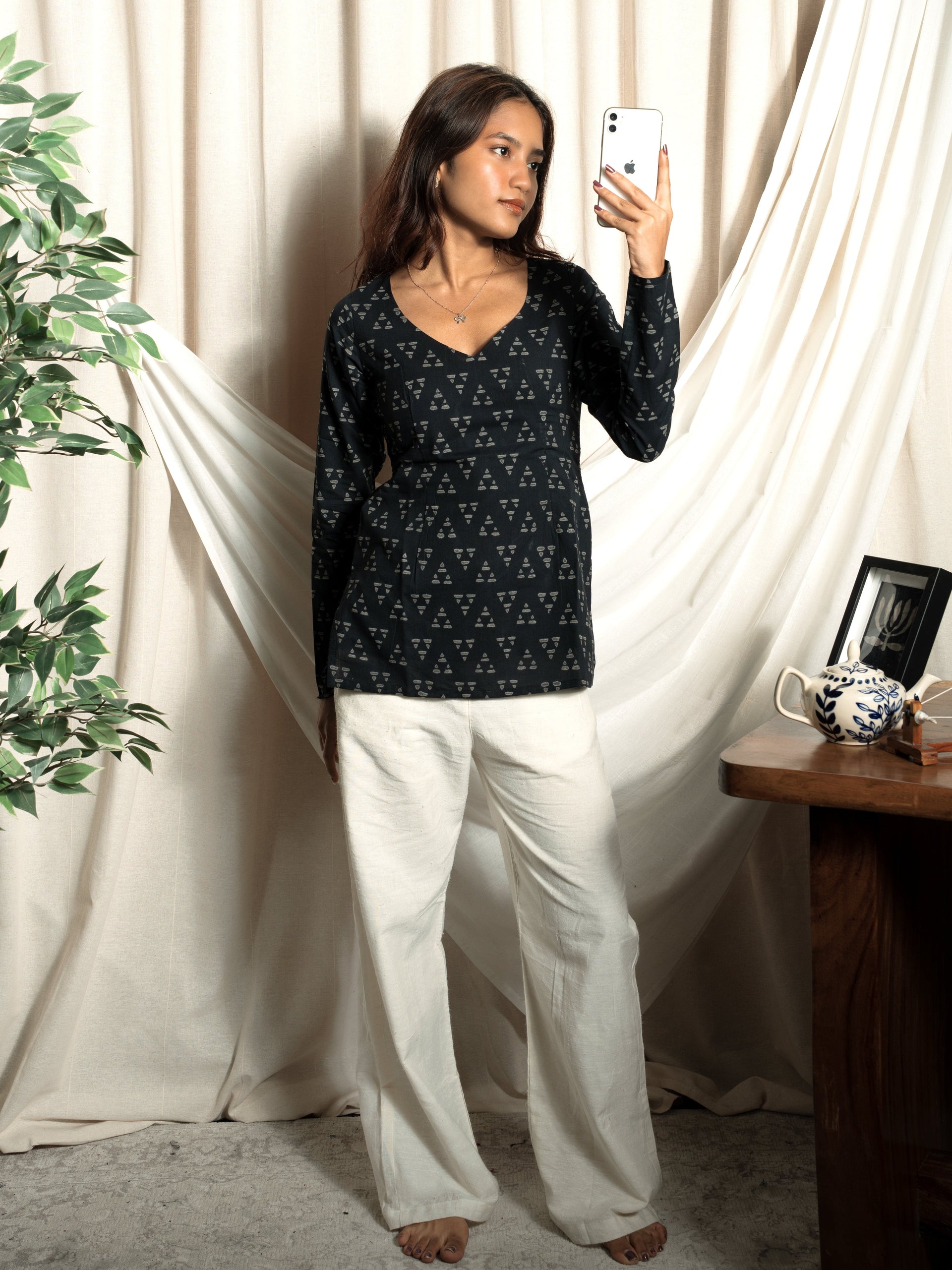 Nazmin Full Sleeved Kurti