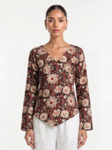 Naira Bell Sleeved Top