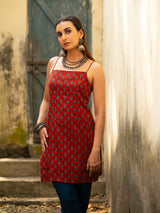 Ramya Noodle Strap Corset Kurti
