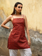 Sia Noodle Strap Corset Kurti