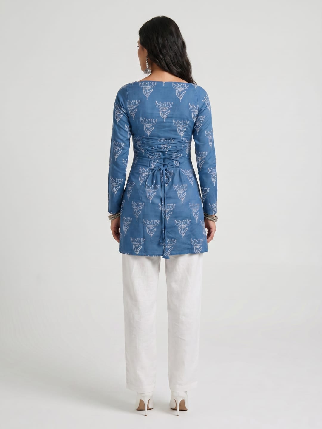 Reet Sleeved Corset Kurti